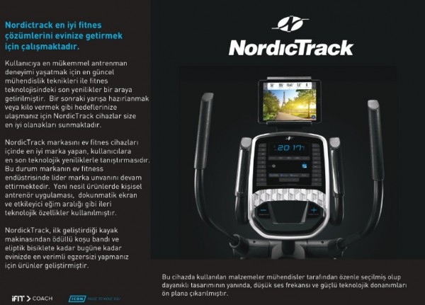 Nordictrack NordicTrack C 5.5 (New) Eliptik Bisiklet