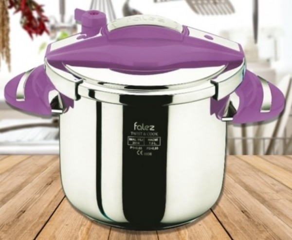 Falez Twist Cook Düdüklü Tencere (7 Litre)