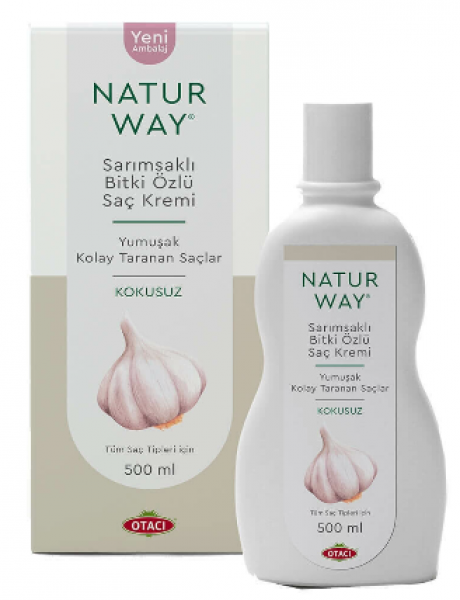 Otacı Naturway Bitkisel Sarımsaklı 500 ml Saç Kremi
