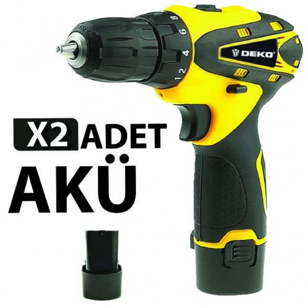 Deko XR 18 V 3 Ah Akülü Vidalama