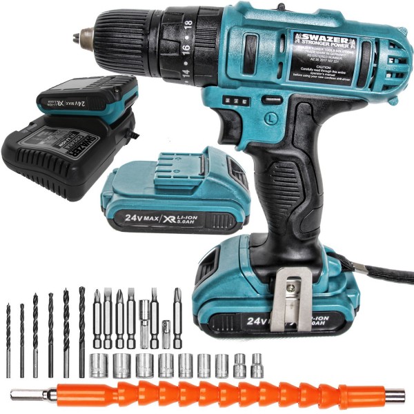 Swazer XR-SET 24 V 5 Ah Akülü Vidalama