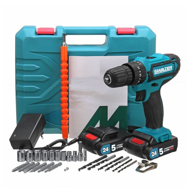 Swazer XR 24 V 5 Ah Darbesiz Akülü Vidalama