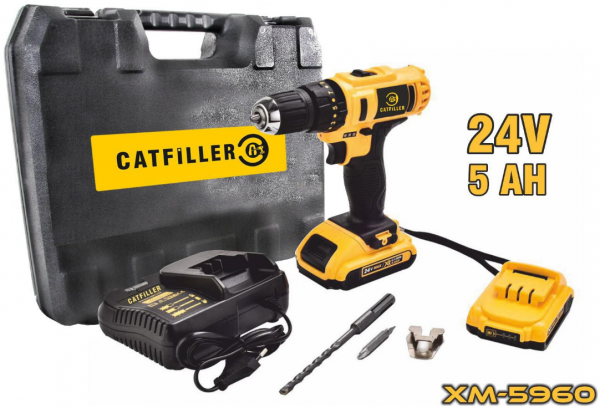 Catfiller XM-5960 24 V 5 Ah Akülü Vidalama