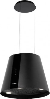 Silverline Pure Plus (4386) 50 cm Siyah Davlumbaz