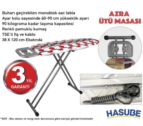 Hasube Azra Ütü Masası