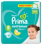 Prima Aktif Bebek 8 Beden 31 Adet resim