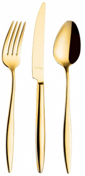 Aryıldız Elegant Gold 24 Parça Çatal Kaşık Bıçak Takımı