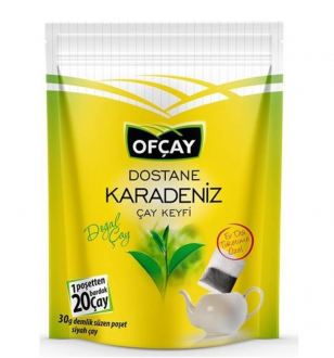 Ofçay Dostane Karadeniz Demlik Poşet Çay 30 Adet