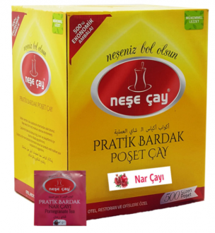 Neşe Çay Nar Çayı Pratik Bardak Poşet 500 Adet