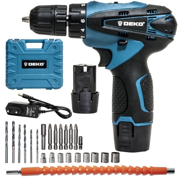 Deko 20 V 3 Ah + Set Akülü Vidalama