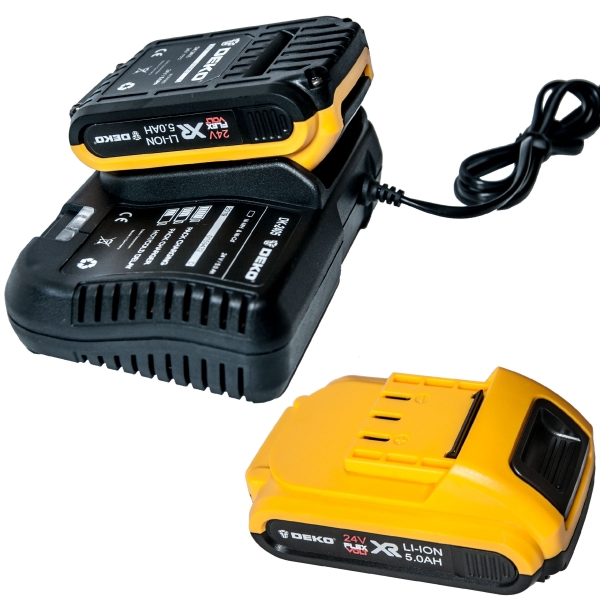 Deko XR 24 V 5 Ah Akülü Matkap (Sarı)