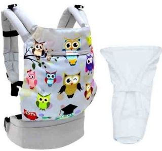 Solomom Baby Neşeli Baykuşlar Yenidoğan Set Kanguru