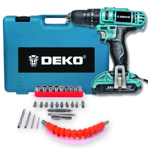 Deko RX-SET 24 V 5 Ah + Set Akülü Matkap