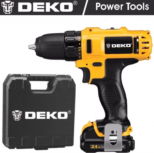 Deko Flex 24 V 5 Ah Akülü Matkap
