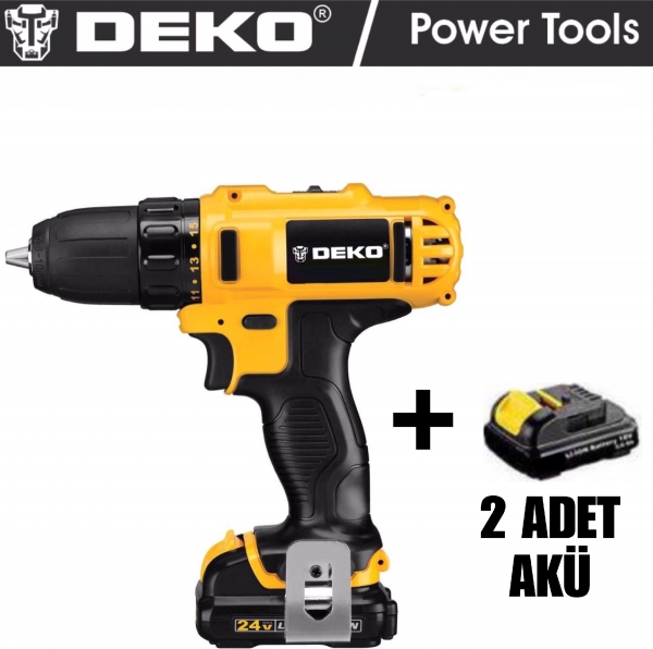 Deko Flex 24 V 5 Ah Akülü Matkap