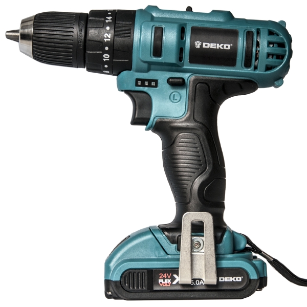 Deko Pro 24 V 5 Ah + Set Akülü Matkap