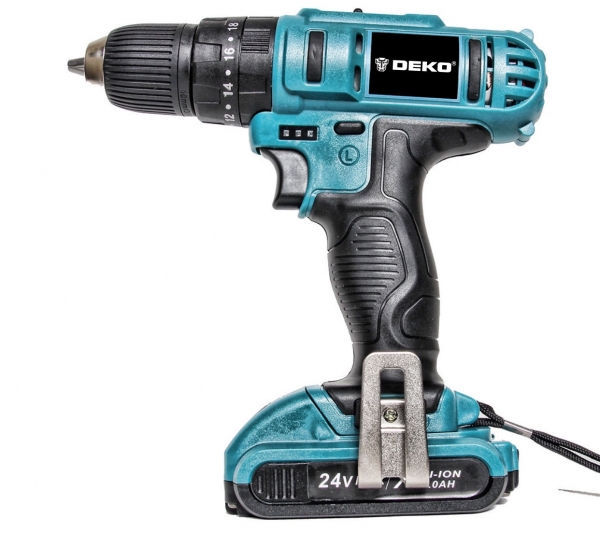 Deko Pro 24 V 5 Ah + Set Akülü Matkap