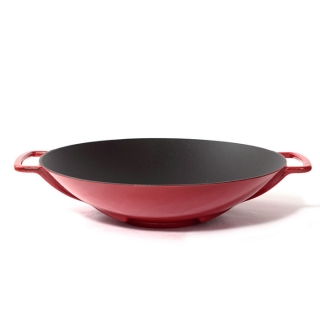 Hecha Demir Döküm Wok Tava 28 cm