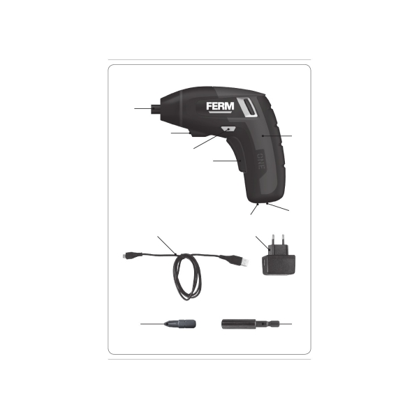 Ferm CDM1108S Akülü Vidalama