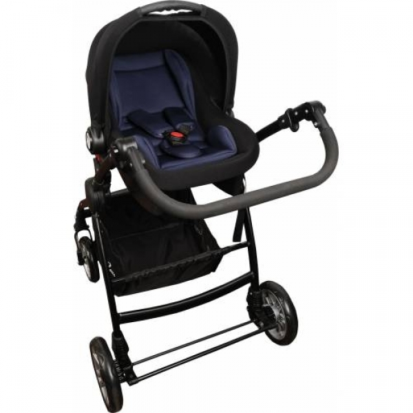 4 Baby Flexi Siyah Şase Travel Sistem Bebek Arabası