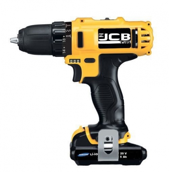 JCB Pro Plus 20 V 5 Ah Akülü Matkap