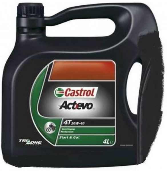 Castrol Actevo 20W-40 4T Motor Yağı (4 litre)