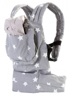 Eggbaby Gri Yıldız Ergonomik Kanguru