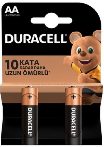 Duracell Basic AA 2'li Kalem Pil