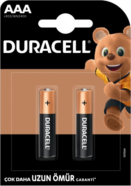 Duracell Basic AAA 2'li İnce Kalem Pil