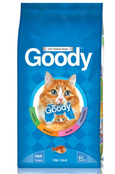 Goody Adult Balıklı 15 kg Kedi Maması