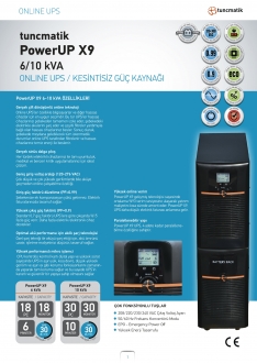 Tuncmatik PowerUP X9 UPS