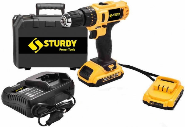 Sturdy 24 V 5 Ah Darbeli Akülü Matkap