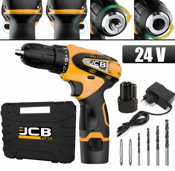 JCB Pro Speed 24 V 4 Ah Akülü Matkap