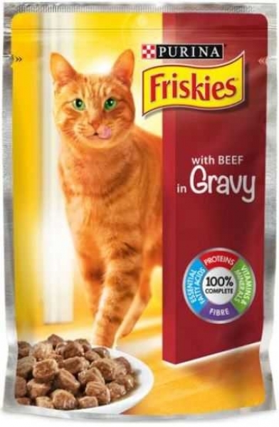 Friskies Sığır Etli Yaş 100 gr Kedi Maması
