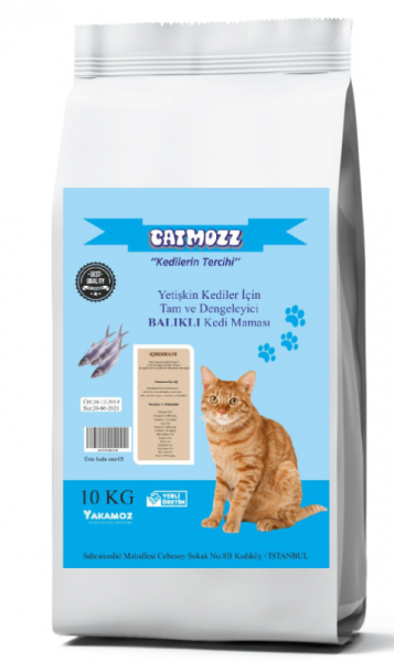 CatMozz Balıklı Yetişkin 10 kg Kedi Maması