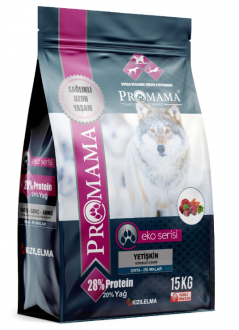 Promama Classic Kuzu Etli ve Pirinçli Yetişkin 15 kg Köpek Maması