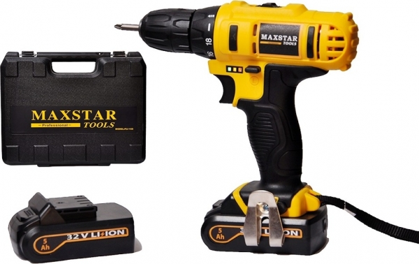 Maxstar 32 V 5 Ah Darbeli Akülü Matkap