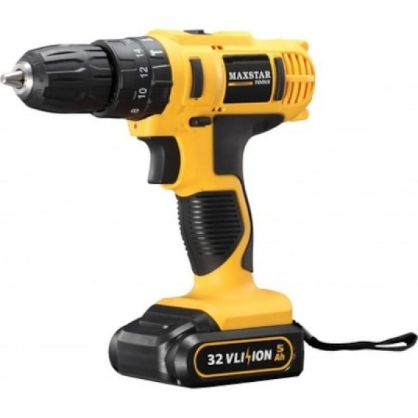 Maxstar 32 V 5 Ah Darbesiz Akülü Matkap