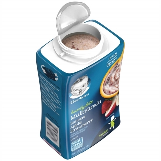 Gerber Baby Yulaf Ezmesi Mama Banana Apple Strawberry 8 oz 227 gr Kaşık Mama