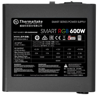 Thermaltake Smart RGB 600W