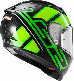 LS2 FF323 Arrow Ion Siyah-Neon Yeşil