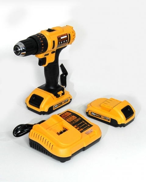 Black&Yellow 24 V 5 Ah Akülü Matkap