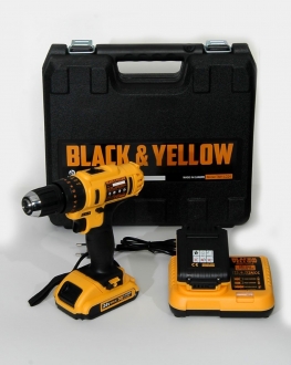 Black&Yellow 24 V 5 Ah Akülü Matkap