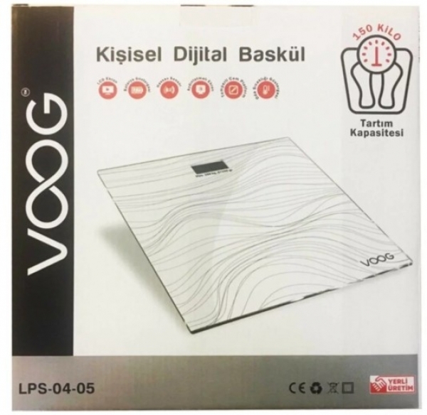 Voog Lps-04-05 Dijital Banyo Tartısı