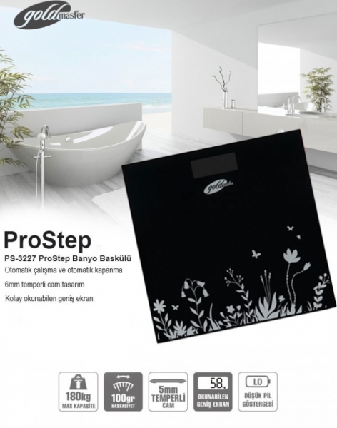 Goldmaster PS-3227 Prostep Dijital Banyo Tartısı