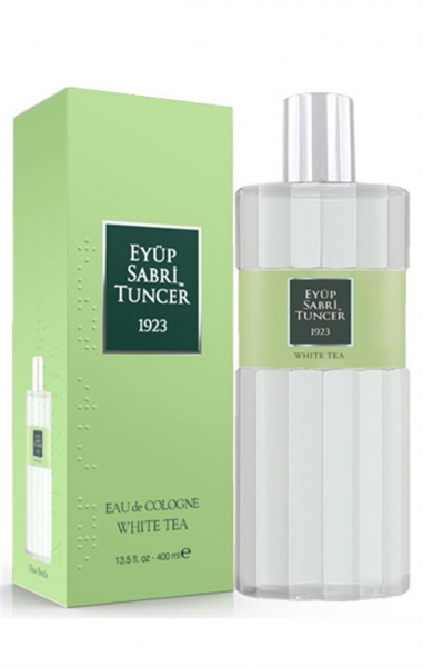 Eyüp Sabri Tuncer Beyaz Çay Kolonyası Oval Cam Şişe 400 ml (Dökme / Cam Şişe / 400 ml)