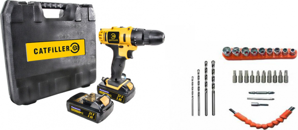Catfiller Pro 24 V 5 Ah + Set Akülü Vidalama