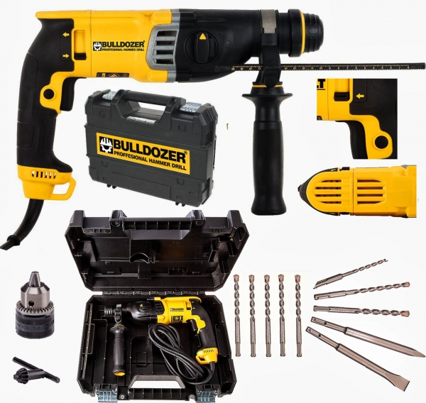 Bulldozer 2600 W 4.6 J Kırıcı (Sarı)
