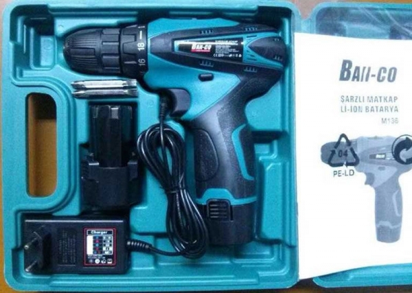 Ban-Co M136 12 V 1.5 Ah Akülü Matkap
