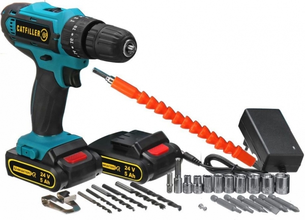 Catfiller XS-T2440 24 V 5 Ah Akülü Matkap